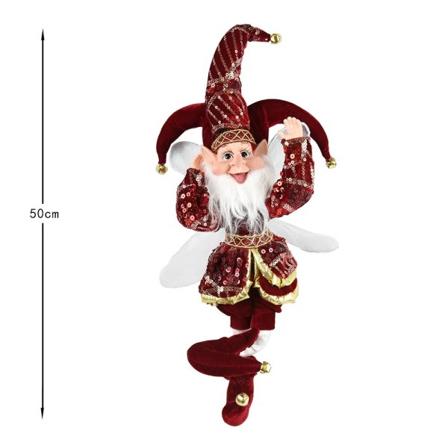 Jul Dekoration Nisse Dukke Legetøj Hængende Stående Dekor Navidad Vedhæng Ornamenter