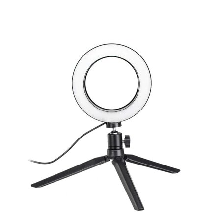 Selfie lampa / Ring light (20 cm) och stativ