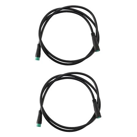 2x E-cykel Display Kabel 5-polet til BBS01/BBS02/ Mid Motor Elcykel Display Forlængerkabel Conne