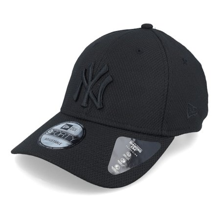 New Era - MLB Černá adjustable Kšiltovka - New York Yankees Diamond 9Forty Black/Black Adjustable @ Hatstore