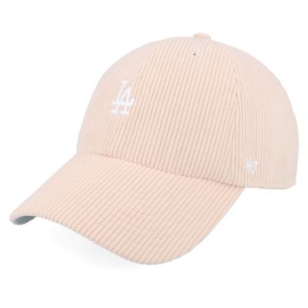 47 Brand - MLB Rosa unconstructed Keps - Los Angeles Dodgers MLB Base Runner 47 Corduroy Cleanup Pink Dad Cap @ Hatstore