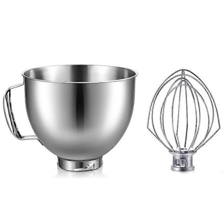 Rostfri Skål Visp för KitchenAid Tilt Head Bordsmixer