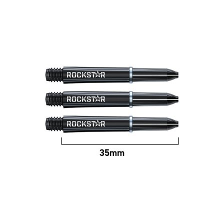 Winmau Joe Cullen Rockstar Nylon Ring Grip Shafts | Winmau.com Short / Black