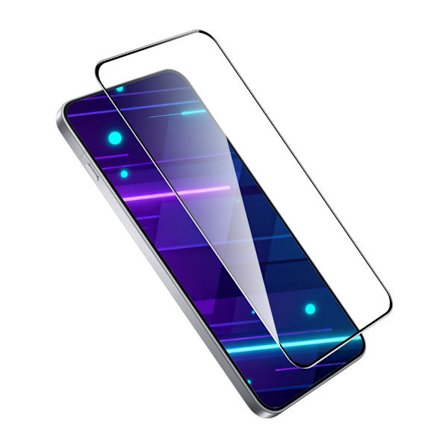 2-KPL SKALO Motorola Edge 70 Koko Näytön Karkaistu Lasi - Musta