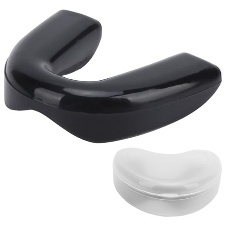 Bärbar Silikonmunskydd för Vuxna, Sport, Tandgnissling, Tandskydd med Ask