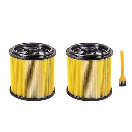 2 stk. Udskiftningsfilter til Vacmaster patronfilter og -holder, til Vacmaster 5 til 16 gallon våd- og tørstøvsuger