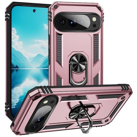 Google Pixel 10 / 10 Pro Phone Case with Stand - Rose gold