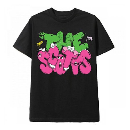 Astronomical Merch T-Shirt Svart The Scotts Kid Cudi X Travis Scott