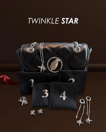 IOAKU TWINKLE STARS CALENDER Couleur argent Bijoux Fille - Kids Brand Store