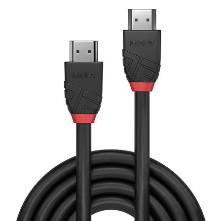 Lindy Black Line HDMI-kabel med Ethernet - 1 m