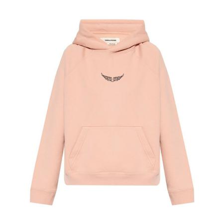 Zadig & Voltaire, Georgy Hoodie Roze, Dames, Maat:M,print