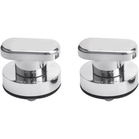 Sugekop Dørhåndtag 2 Stykker Sugekop Håndtag Skuffe Skab Køleskab Glasdør Bærbar Mobilitet Håndtag Sølv