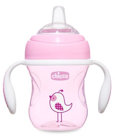 Chicco Tazza Transition Rosa 4Mesi+ 1 Pezzo