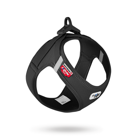 Curli - Curli Vest Clasp Air-Mesh Hundsele - Svart