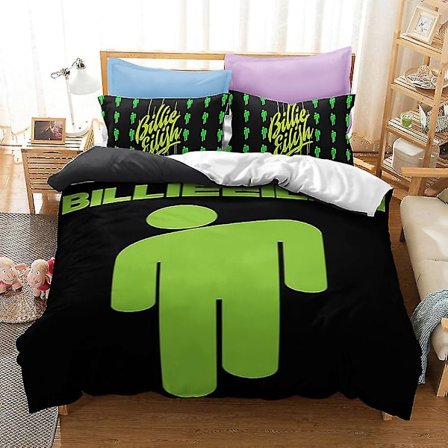 Be9 Single Double 2/3 kpl vuodevaatteet set 3d printed Billie Eilish cover Cover tyynyliina