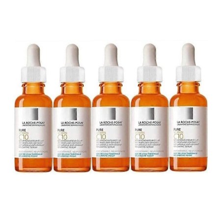 1-5x La-Roche Posay PURE VITAMIN SERUM, Anti-rynke Koncentrat Genskaber Glød, Anti-Oxidant 30ml