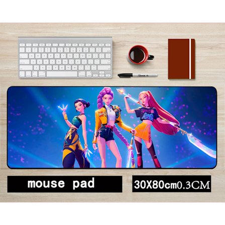 Kpop demonien metsästys demonityttöryhmän hiirimatto 30x80cmCM suuri näppäimistöalusta