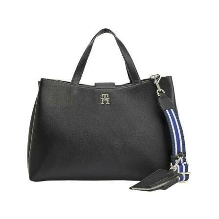 Tommy Hilfiger Shoulder Tass , Zwart , Dames , Maat: ONE Size Schoudertassen