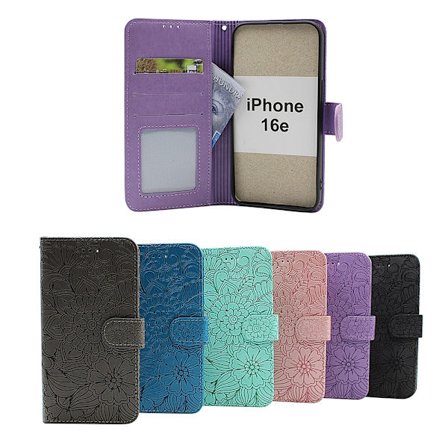 Flower iPhone 16e Plånboksfodral