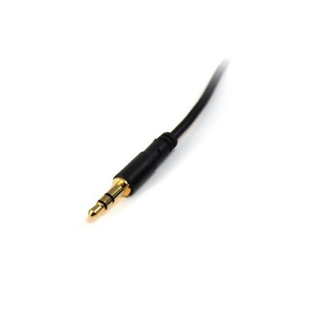 StarTech 6 ft Slim 3.5mm Stereo Audio Cable - M/M - 3.5mm Male to Male Audio Cable for your Smartphone, Tablet or MP3 Player (MU6MMS) - lydkabel - 1.8