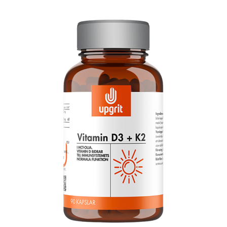 Upgrit Vitamin D3 + K2 90 kapslar