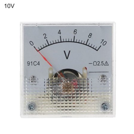 DC Voltmeter Analog Panelmåler 0-10V 0-10V