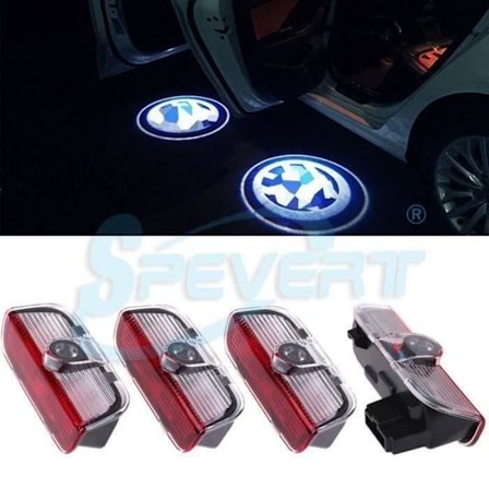 4 kpl LED-auton oven laserprojektorin logohaamuvarjovalo VW Golf EOS Tiguanille