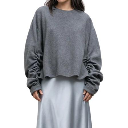 Ahlvar Gallery, Round-neck Knitwear Grijs, Dames, Maat:XS