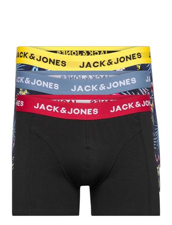 Jacflower Bird Trunks 3 Pack Noos Boksershorts Svart Jack & J S