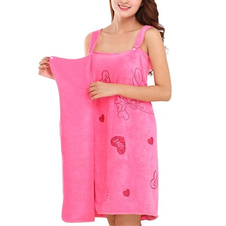 Badrock Badhandduk Wrap, Dammjuk Mjuk Bärbar Vattenabsorberande Badkjol för Bastu Spa Dusch