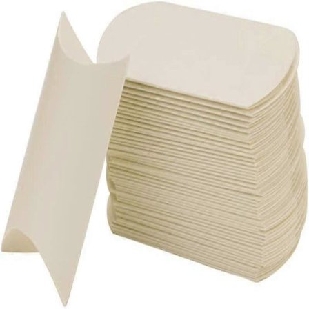 100 stk. kreative putebokser til bryllup, godterigaveeske, egnet for bryllup, bursdag og jul (elfenbenhvit)