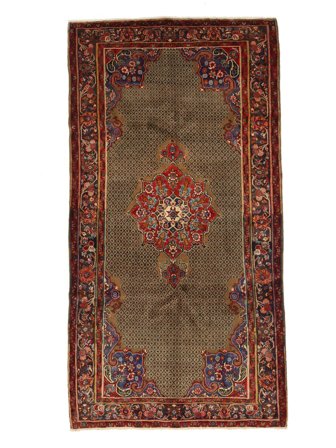 Oriental Koliai Rug 165X295 Brown/Black Wool, Persia