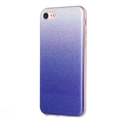 Glittrigt Design Tpu Skal För Iphone 8 Blå
