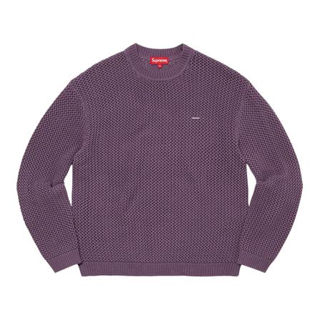 Supreme Round-neck Strik Lilla, Herre Strik