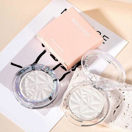 Diamant-Highlighter Ansiktsuppljusande Glitter Skimrande Smink Ögonskugga