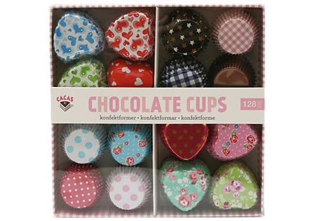 CACAS Konfektformer i metall 128stk