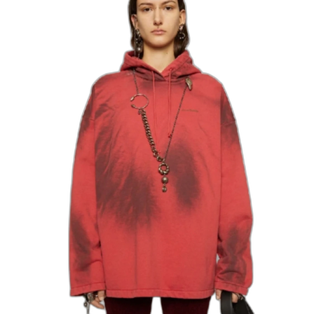 Acne Studios Spray-Painted Hooded Sweatshirt