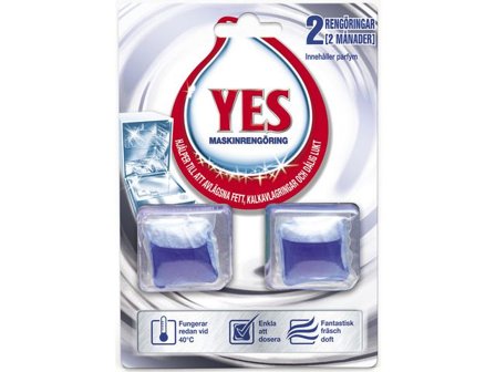 YES [P&G] Diskmaskinsrengöring Power Clean 2/fp - Lyreco - Städ och hygien > Diskrengöring > Maskinrengöring