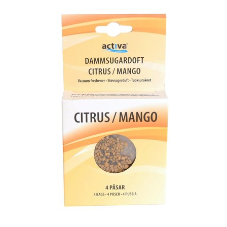 HYGIENTEKNIK Dammsugardoftkulor Citrus Mango 4-pack 4/fp - Lyreco - Städ och hygien - Dammsugare - Dammsugartillbehör