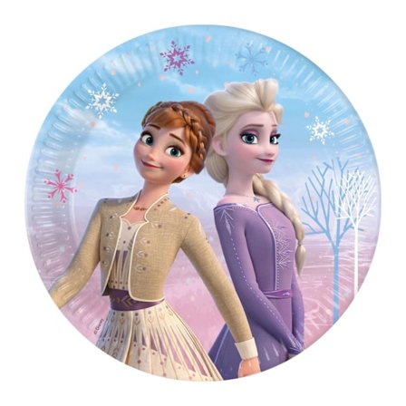 Papperstallrik Frost 23cm 8-pack