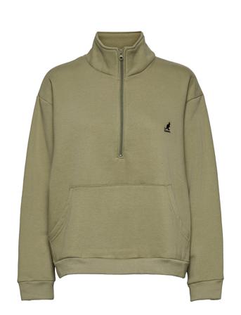 Kg Madison Half Zip Green Kangol