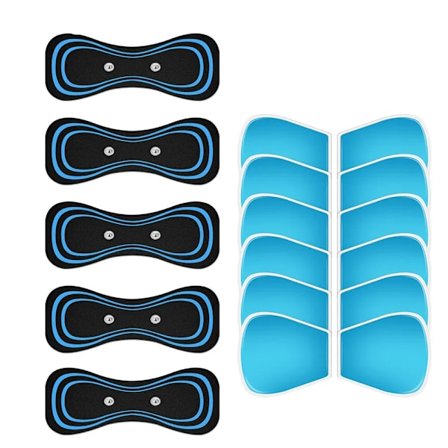 EMS Nacktränare Gel Pads, Silikon Nacktränare, Återanvändbar Gel för Magmuskler, EMS Nacktränare~00689
