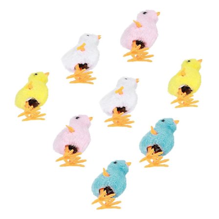 Plysj Kylling Leke Opptrekk Leke for Barn 16 stk Pakke[HK]