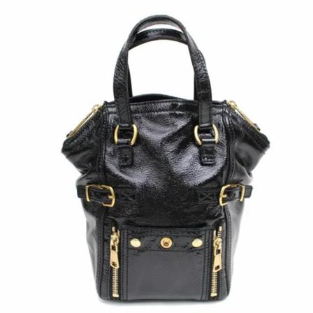 Saint Laurent Vintage, Pre-owned Vinyl handbags Zwart, Dames, Maat:ONE Size,leather
