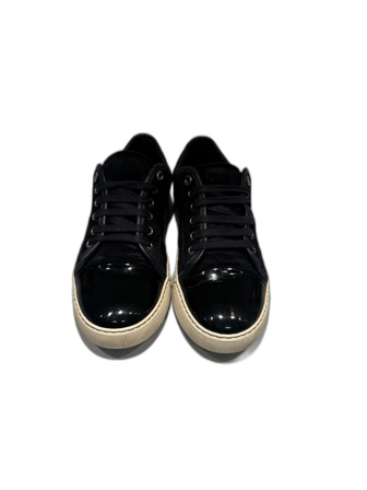 Svarta sneakers från Lanvin i mocka