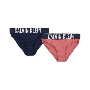 Kids - Calvin Klein 2-Pack Petalred/Navyiris Briefs 12-14 Years - Underwear - 12-14 years - Pink