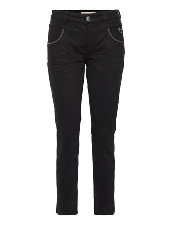 Naomi Roma 7/8 Pant Rette Jeans Svart MOS MOSH