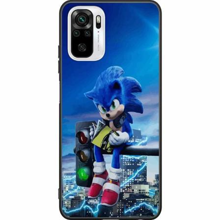 Xiaomi Redmi Note 10 Svart Skal Sonic The Hedgehog
