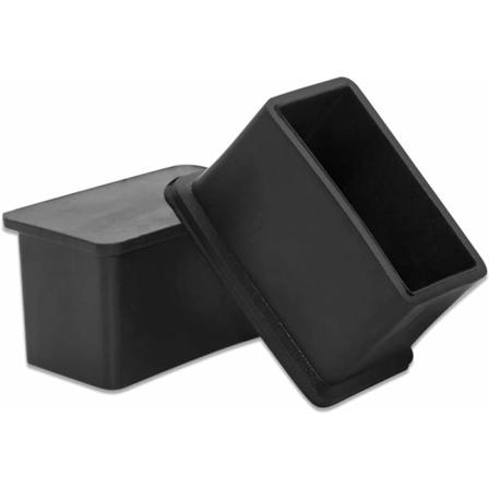 10 stk Rektangulære Fleksible PVC Endekapsler for Stollebein, Bordbein