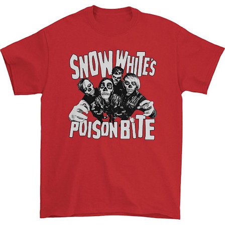 Snow White's Poison Bite Band Photo (röd) T-shirt